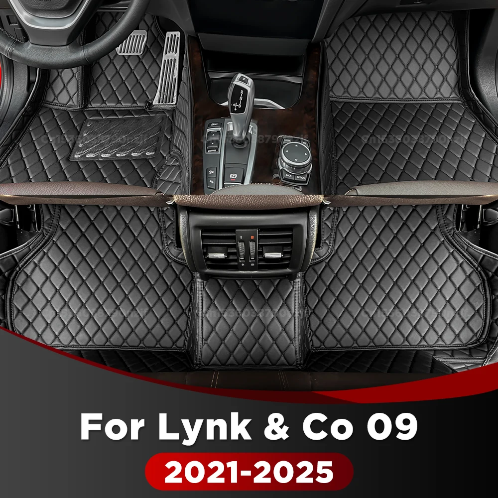 

For Lynk & Co 09 5/6/7 Seats 2021-2025 2024 2023 2022 Custom Car Floor Mats Automobile Carpet Cover Interior Accessories