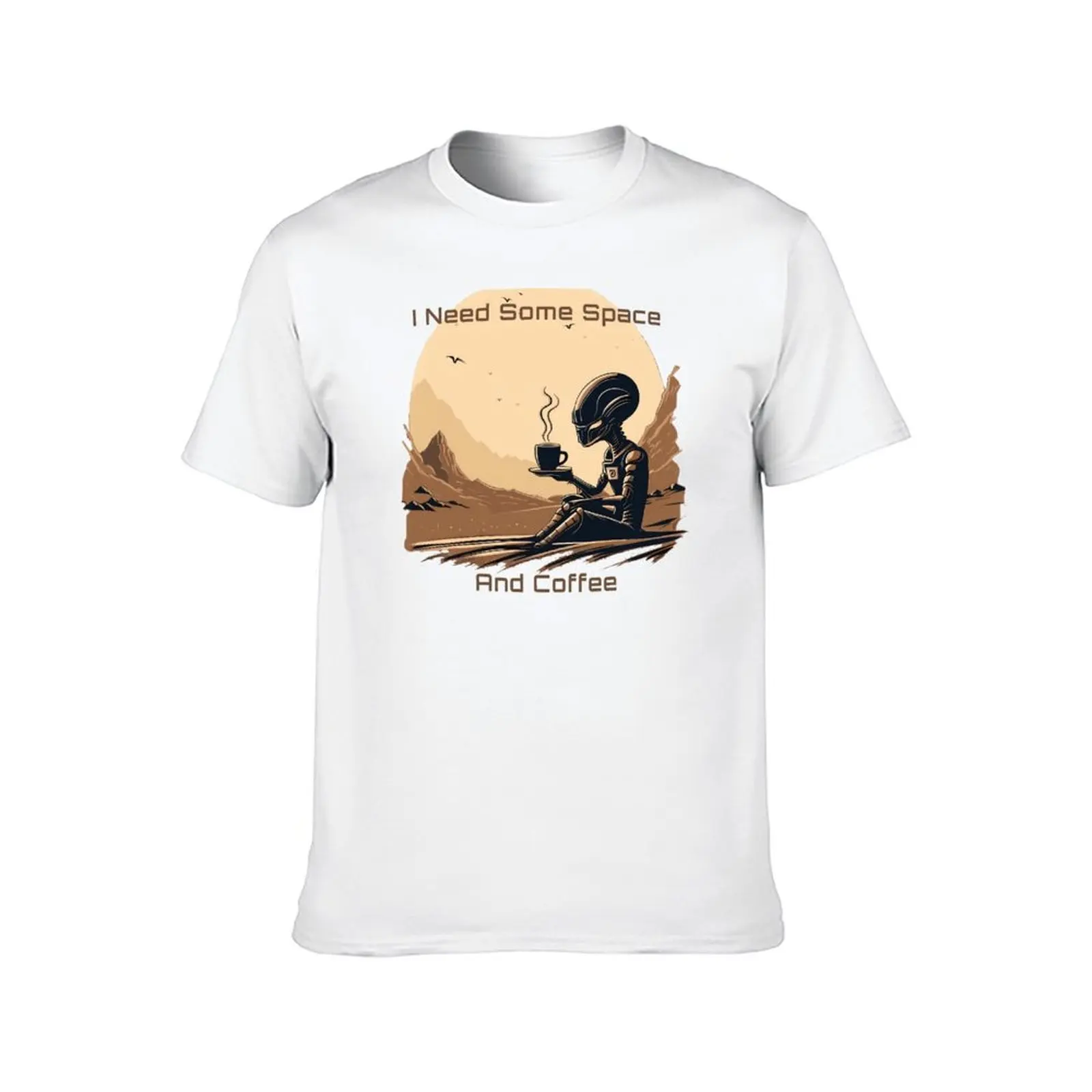 Alien Coffee Morning - Coffee T-Shirt t shirts for man pack white t shirt custom print T-Shirt