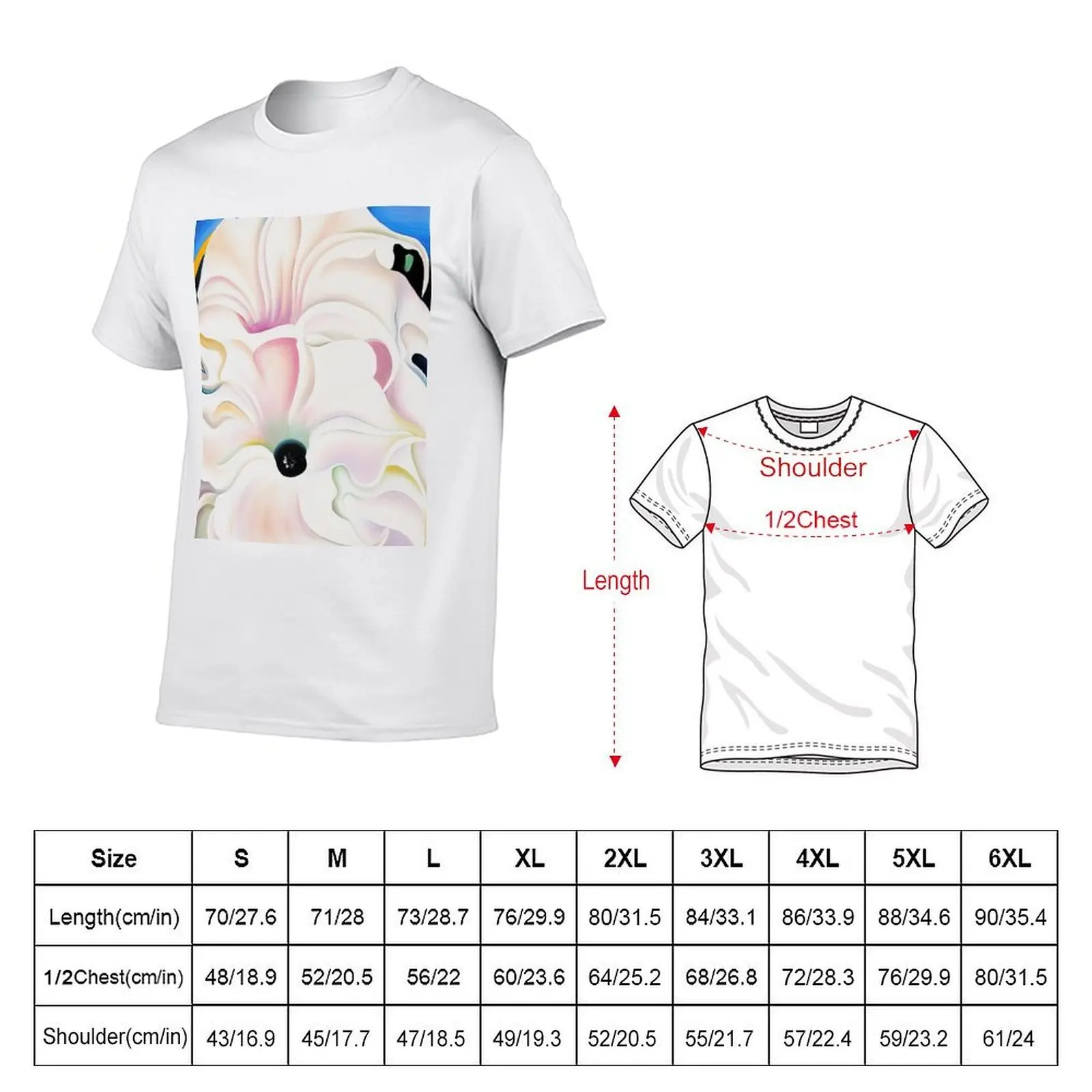 Georgia O'Keeffe - Bella Donna T-Shirt man graphic t shirt cotton tshirt 100% t shirt man luxury T-shirt