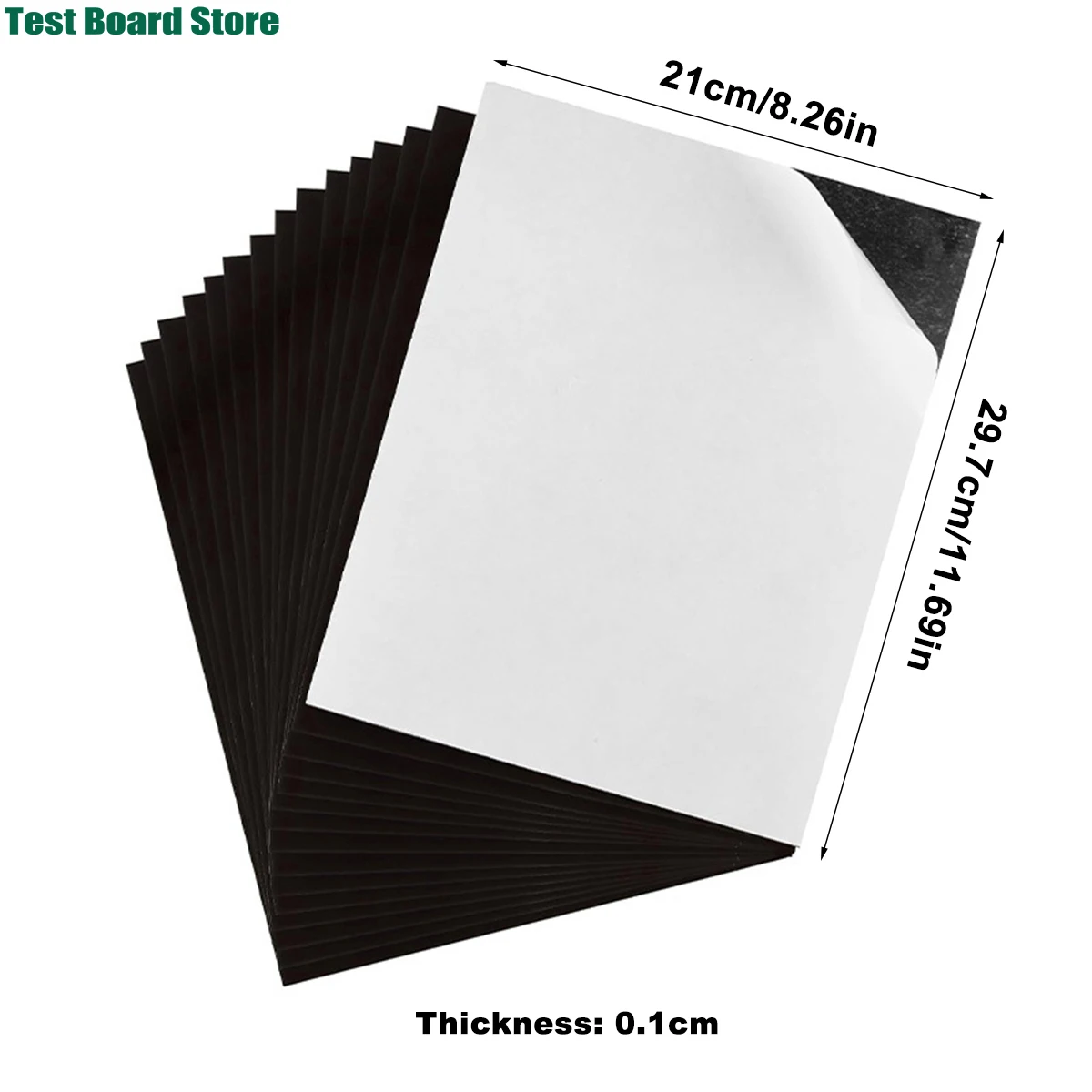 1Pce DIY Refrigerator Sticker Material Package A4 Adhesive Soft Magnetic Sheet with Back Glue Photo Magnet for Music Photo Craft