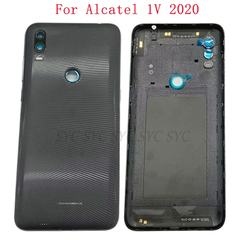 

Battery Cover Rear Door Case Housing For Alcatel 1V 2020 TCL 5007 Back Cover with Camera Frame Lens Logo Repair Parts