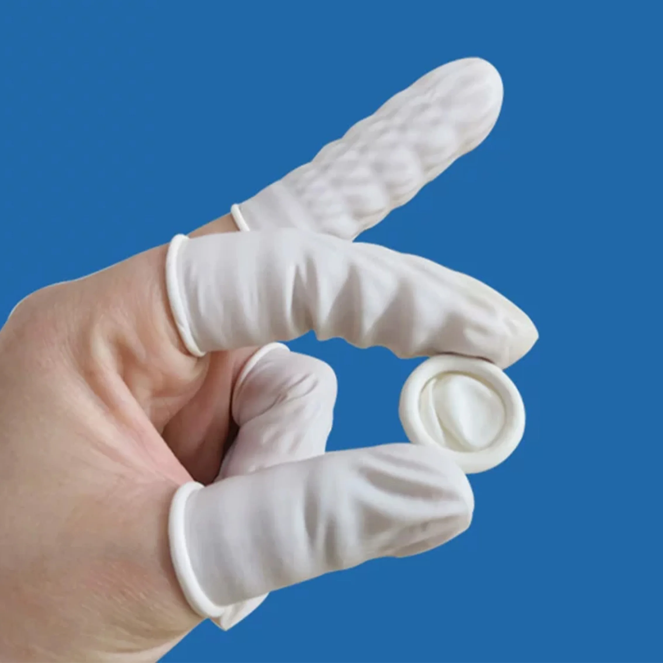 Fingertips Protector Gloves Anti-static Watch Repair Tool Natural Rubber Gloves Sterile Disposable Powder Free Finger Cots Parts