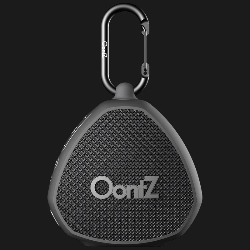 صوت OontZ Clip 5.0-5 وات، بطارية 12 ساعة، نطاق لاسلكي 100 قدم، مقاوم للماء IPX7، مكبر صوت صغير محمول صديق للميزانية