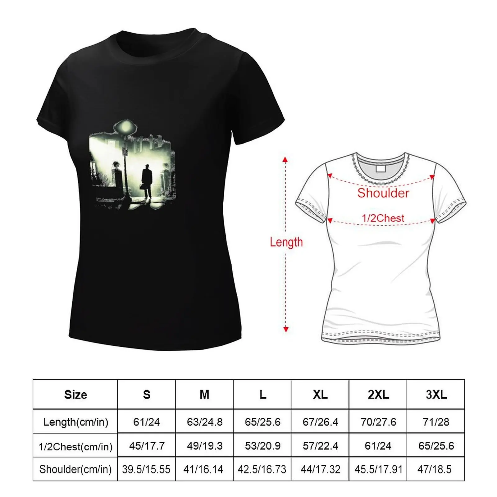 The Exorcist Arrival Scene Classic T-Shirt cute tops blacks funnys cute t-shirts for Women