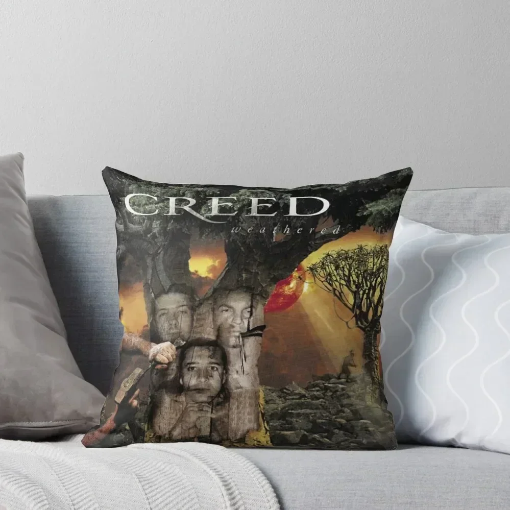 

Creed Weathered Throw Pillow Pillow Case Christmas Custom Cushion pillow