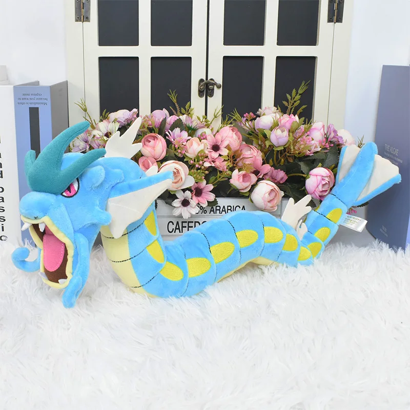 Rayquaza Gyarados Dragonair Pokemon Plush Toys Black Dragon Fluffy Peluches Doll Anime Merchandise Collectible Souvenir  Gift view 3