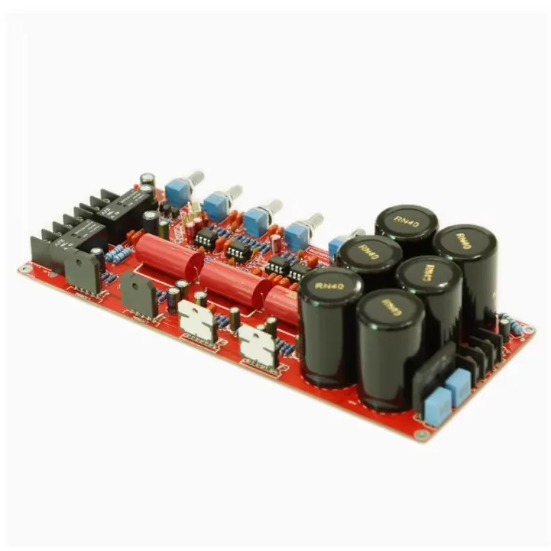 TDA7294 LM3886 2.1 channel subwoofer high-end high-power amplifier board aluminum stereo Hifi home theater audio amplifier