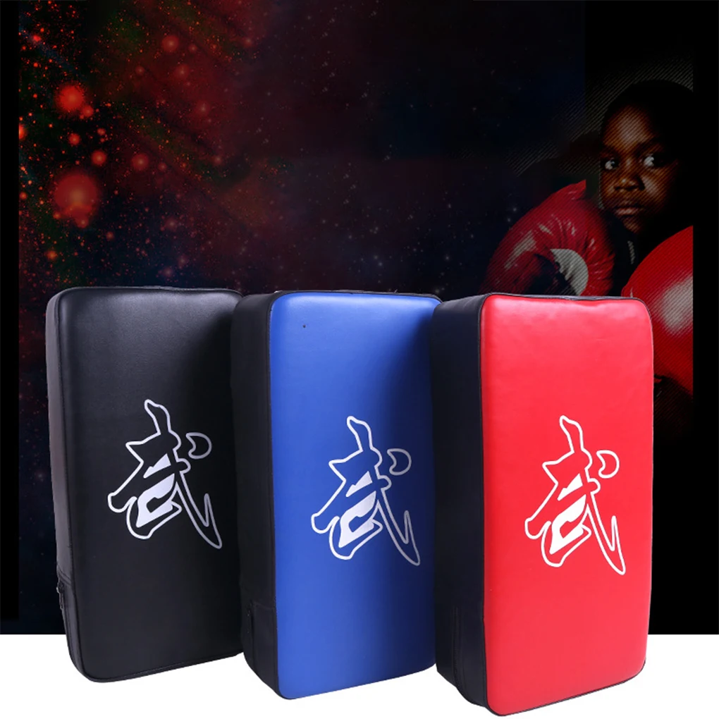 PU Leather Karate Kick Pads Kickboxing Punching Bag for Kicking Boxing Shield Training Fitness Boxing Mat Sandbag