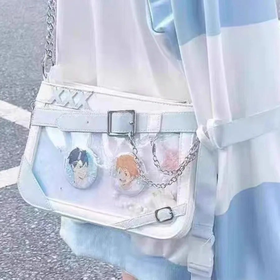 New Niche Design, Fashionable Ita Bag, Versatile Student Diagonal Cross Bag, High-quality PU Cool and Sweet Shoulder Bag Itabag