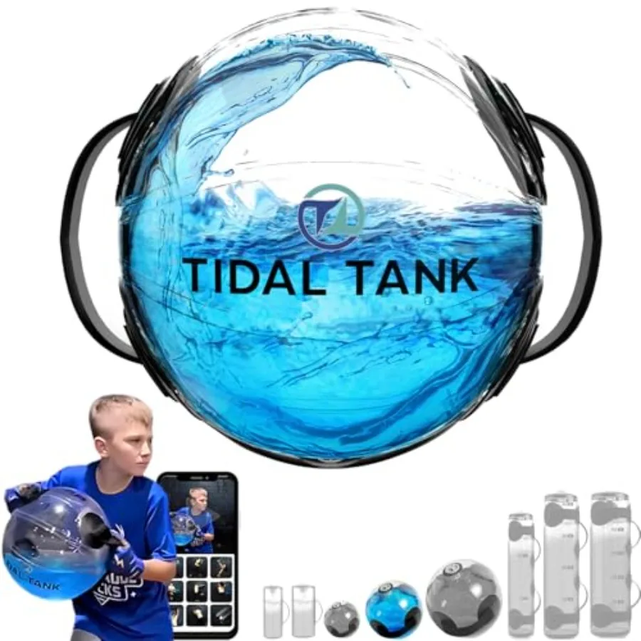 

Sphere Mini Heavy Bag Aqua Ball Water Weight for Home Gym Use - Sandbag Weight Set in Aqua Color - Adjustable Portable Fitness