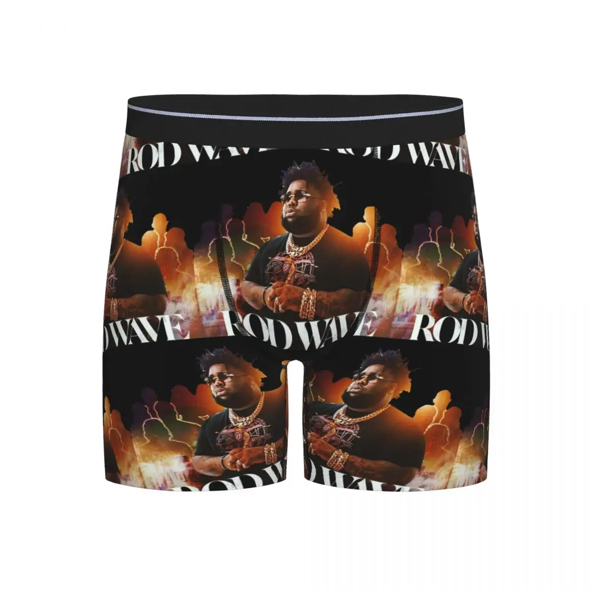 

Длинные трусы-боксеры, шорты, трусы с волнами, мужское вентилируемое нижнее белье для Homme, мужской подарок бойфренду