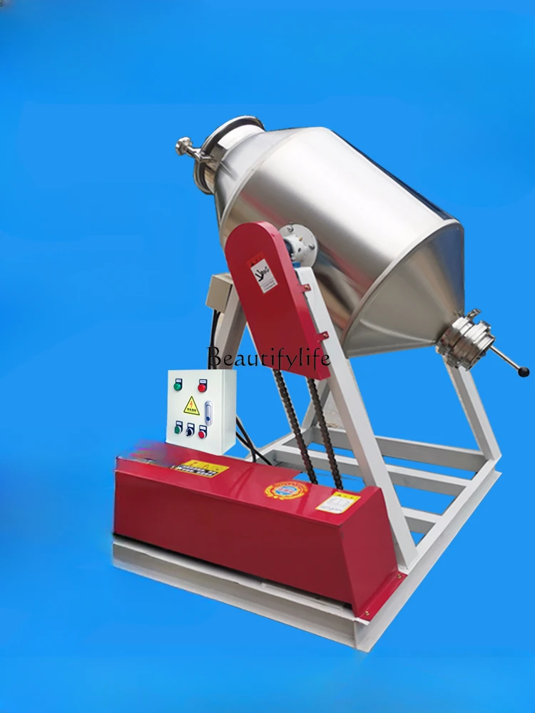 Mixer Stainless Steel Food Mixer Waist Drum Small Particle Seasoning Powder Mixing Machine