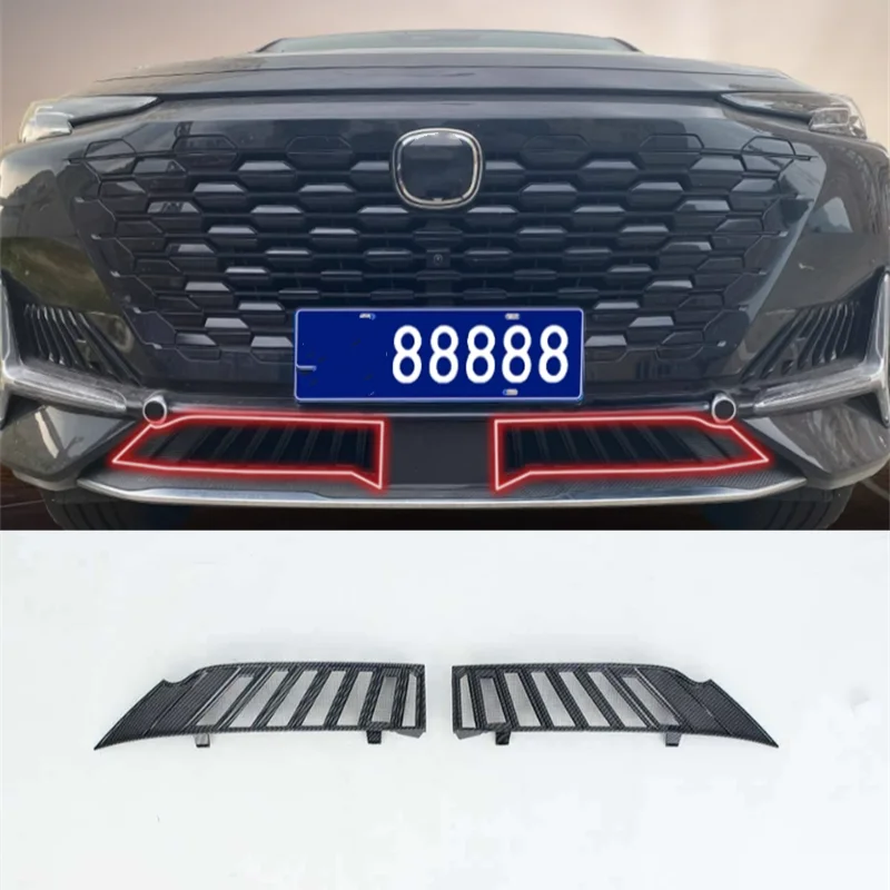 

Exterior Parts For Changan UNI-K UNIK 2021 2022 2023 Front Lower Bumper Buckle Style Insect-proof Net