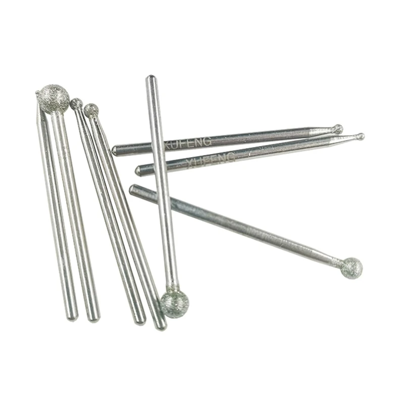 Rettifica lucidatura sferica per testa con gambo da 2,35 mm per utensili rotanti per Rotary T Drop Shipping