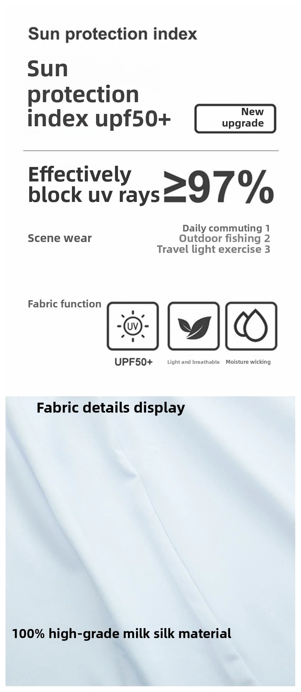 HUK قمصان الصيد الرجال هوديي تي شيرت الصيف ملابس الصيد التخييم التنزه Upf 50 + حماية من الشمس تنفس Camisa De Pesca #3