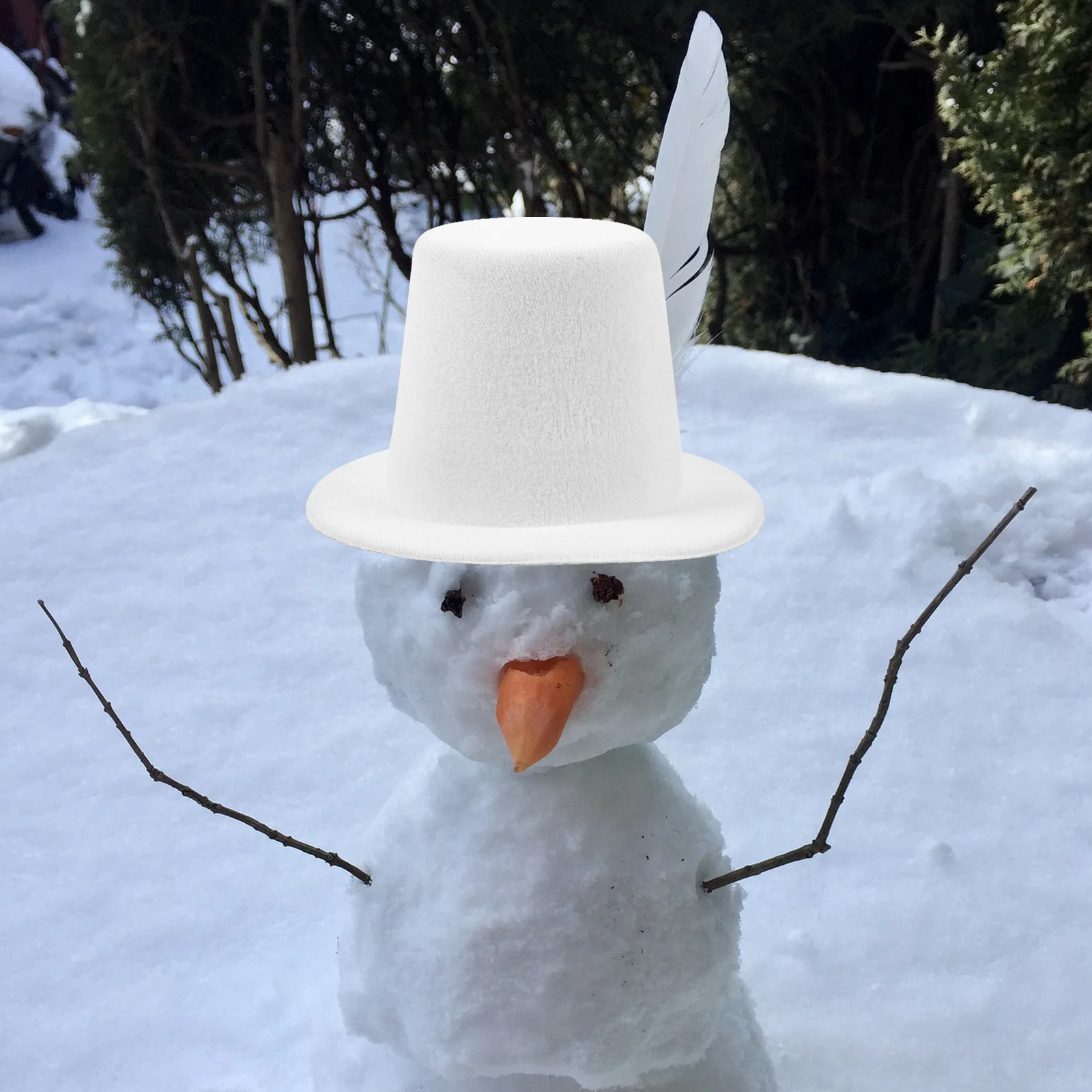 Mini chapeaux pour accessoires, chapeaux décoratifs artisanaux de bricolage, petits chapeaux formels, chapeau de bonhomme de neige de noël, fournitures de fête,