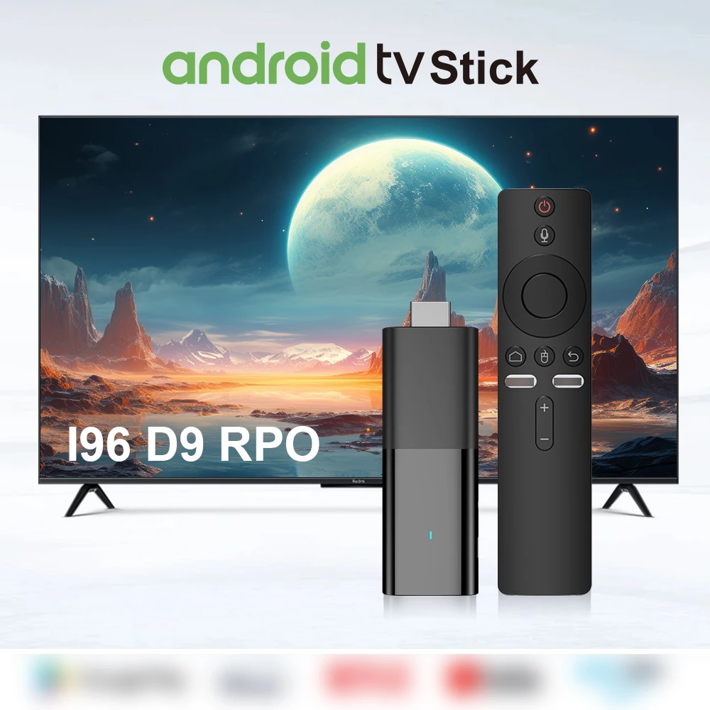Velec Android 12 Smart Stick 8K Streaming Media Player Allwinner H616 Quad-Core Voice Remote Dual WiFi Supports Netflix YouTube