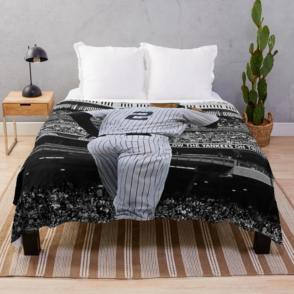 Derek Jeter Throw Blanket Sofa manga Blankets