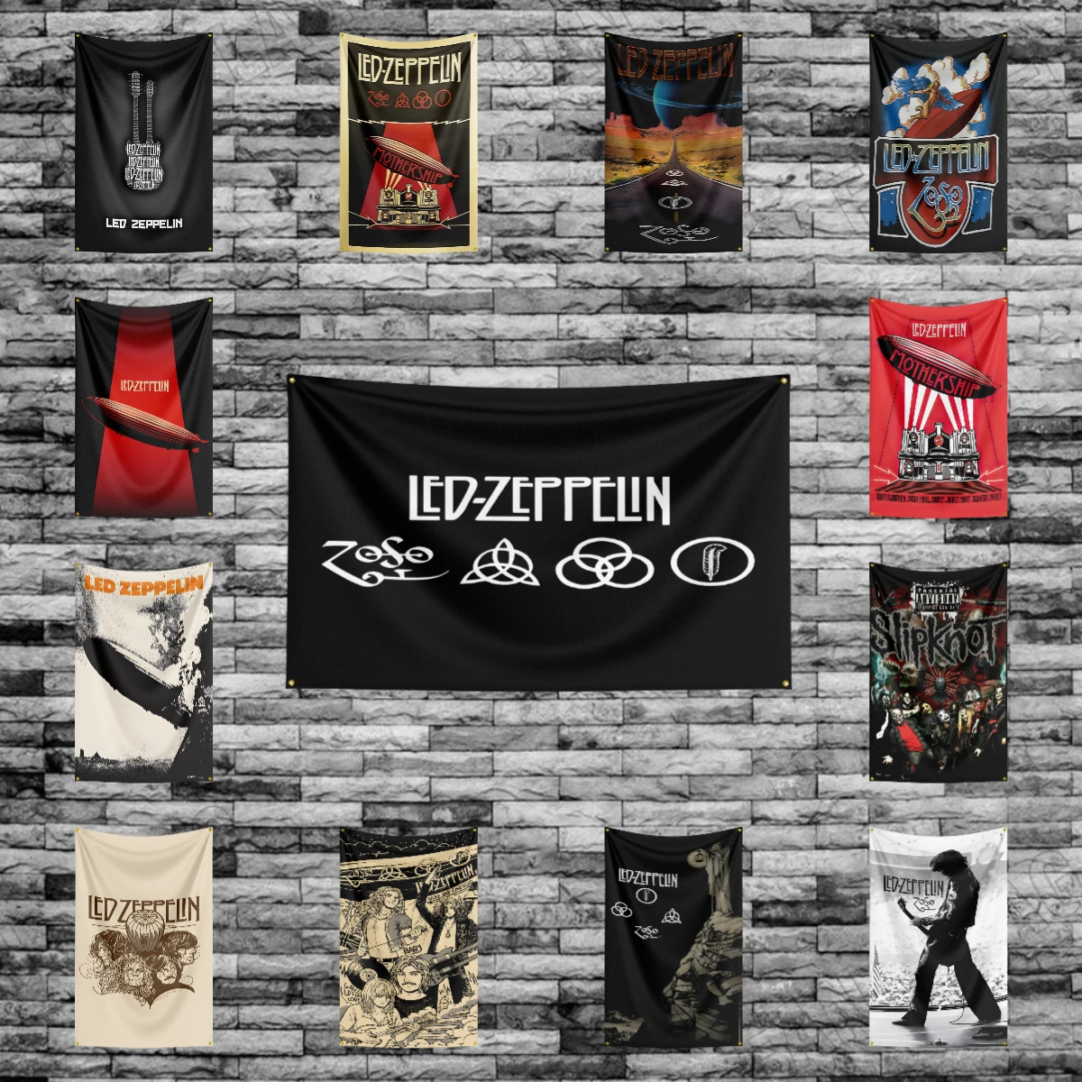 3x5 Ft Heavy Rock Band-Z-Zepp-lin Flag Polyester Digital Printing Banner for Bedroom Wall Art Out Door Tapestry Decoration