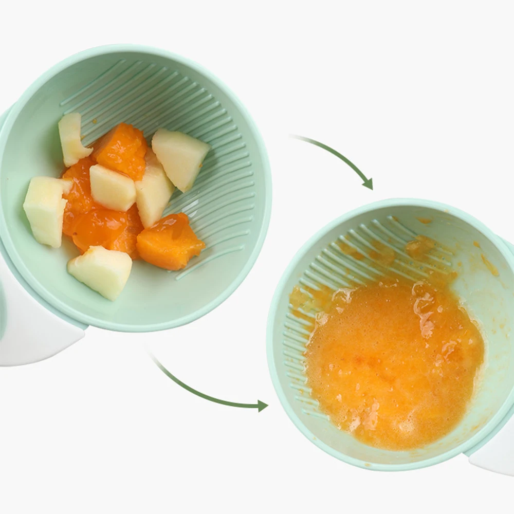 Baby supplementary food grinding bowl baby manual grinder children's fruit cooking supplementary food tool set image 2
