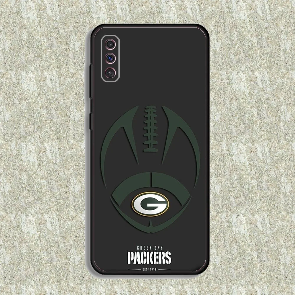 G-Green B-Bay P-Packers Phone Case For Samsung S23,23,22,30,21,10,9,Note20 Ultra,Lite,Ultra,5G,Plus,FE,Black Soft Case