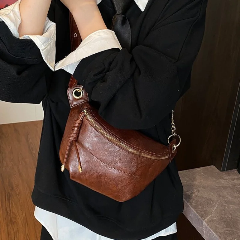 

Elegant Ladies Crossbody Bag Designer Leather Handbags Luxury Shoulder Tote Messenger Purse Fashionable Women's Brand