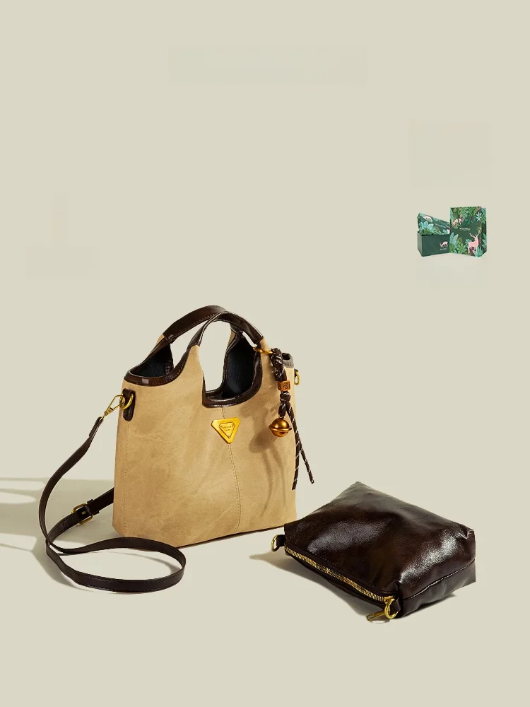 

MuziKai Retro Women's Handbag 2026 New Spring Summer Commuter Crossbody Bag Fashionable Work Commuting Satchel Handbag