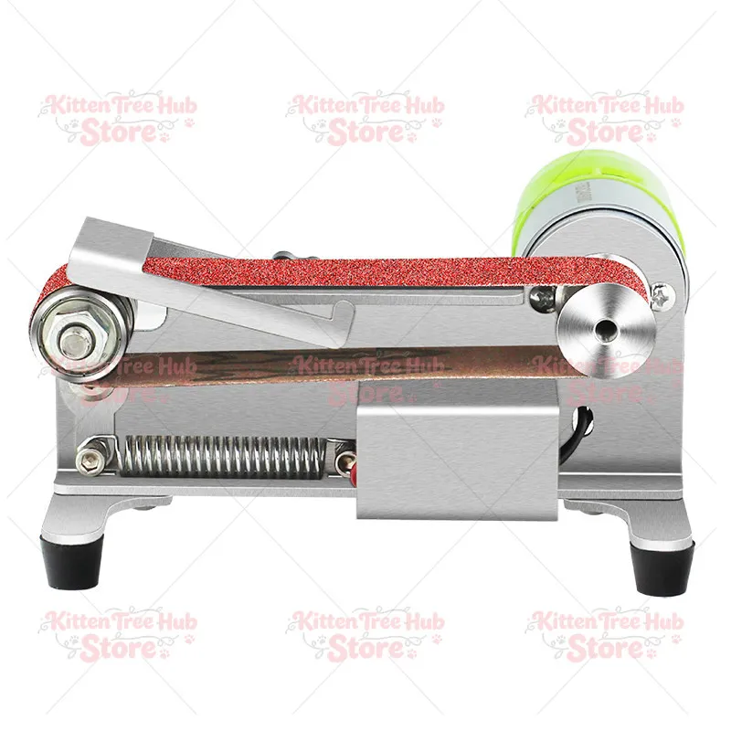 Small Mini Electric Belt Grinder Polisher Knife Sharpener Artifact Desktop Grinder Knife Sharpener