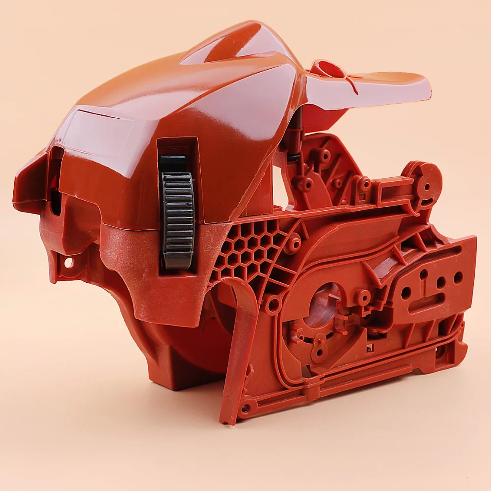علبة المرافق محرك الإسكان خزان النفط غطاء الغطاء العلوي كليب عدة ل HUSQVARNA 445 450 445E 450E بالمنشار غطاء بلاستيكي أجزاء 537438201