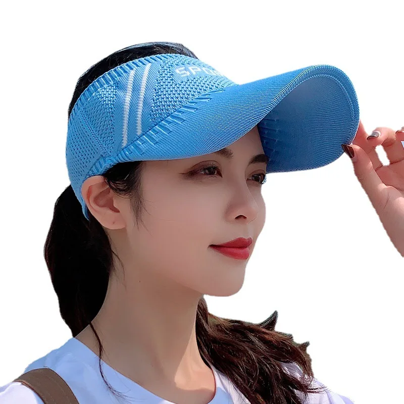 Outdoor Sport Sun Hat Caps Women Empty Top Hat Golf Tennis Hat Breathable Visor Baseball Cap Hiking Hat Cap for Women Men Summer