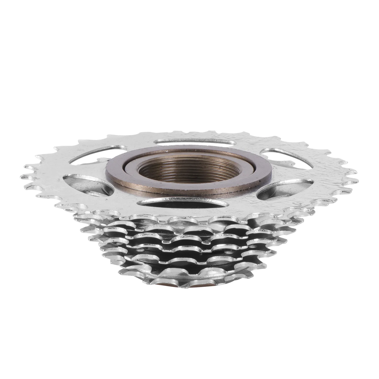 

7 Speed Cassette Sprocket Nickel Plated Finish Smooth Shifts Wide Range Aggressive Trail Riding 7 Cassette