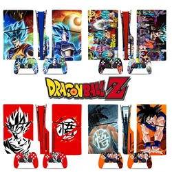 Dragon Ball PS5 Slim Skin Stickers for Playstation 5 Slim Disc CD Console Controllers Anti-Scratch Vinyl Sticker Decal Cover