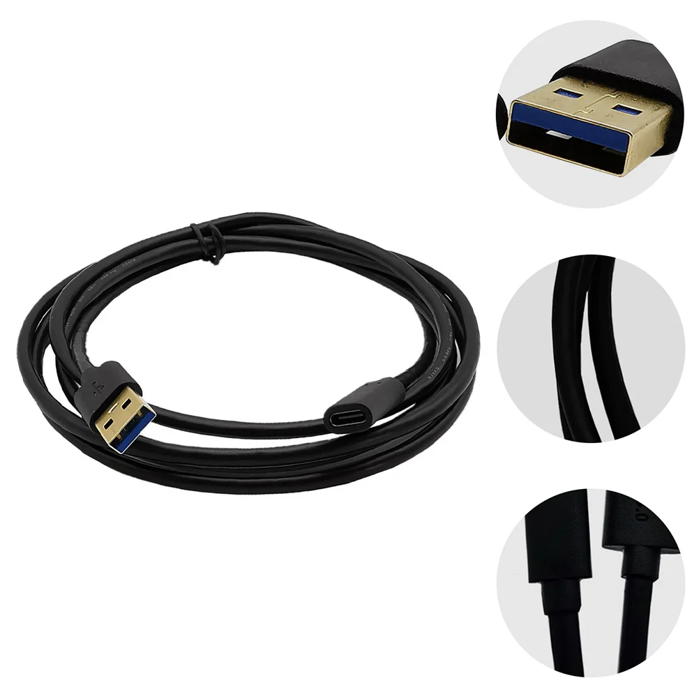 

USB to USB-C Converter Gold-Plated 1 Meter High-Speed Data Charging Cable Adapter for Laptop Desktop Computer Type-C Devices