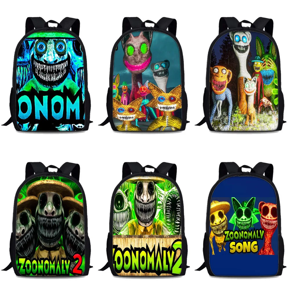 

Zoonomaly 2 Backpack Deformed Zoo Monster Backpack Zoonomaly Pencial Bag Pen Box Bookbag For Kindergarten Children's Backpack