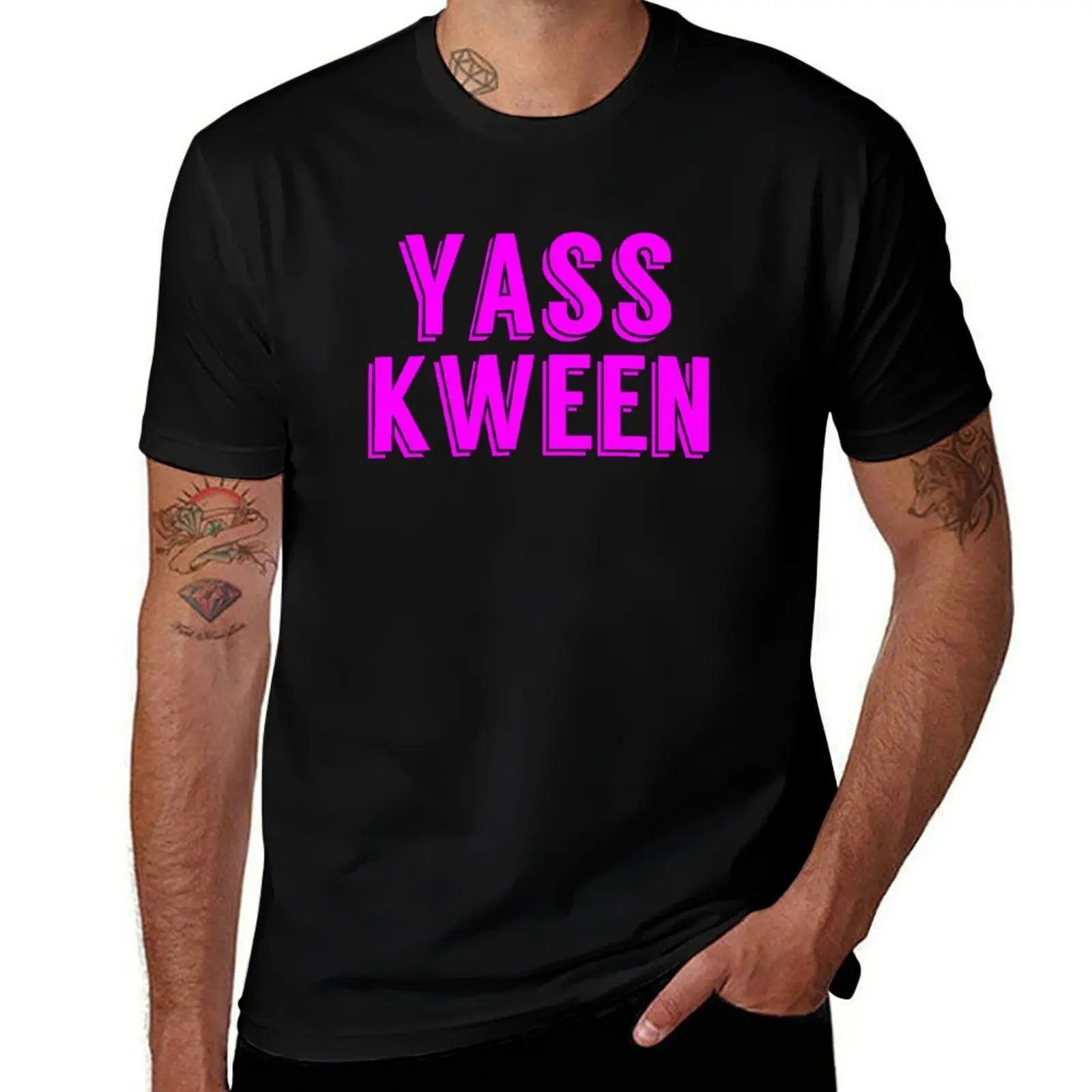 

Yass Kween T-Shirt Holiday Simple Tee Shirt