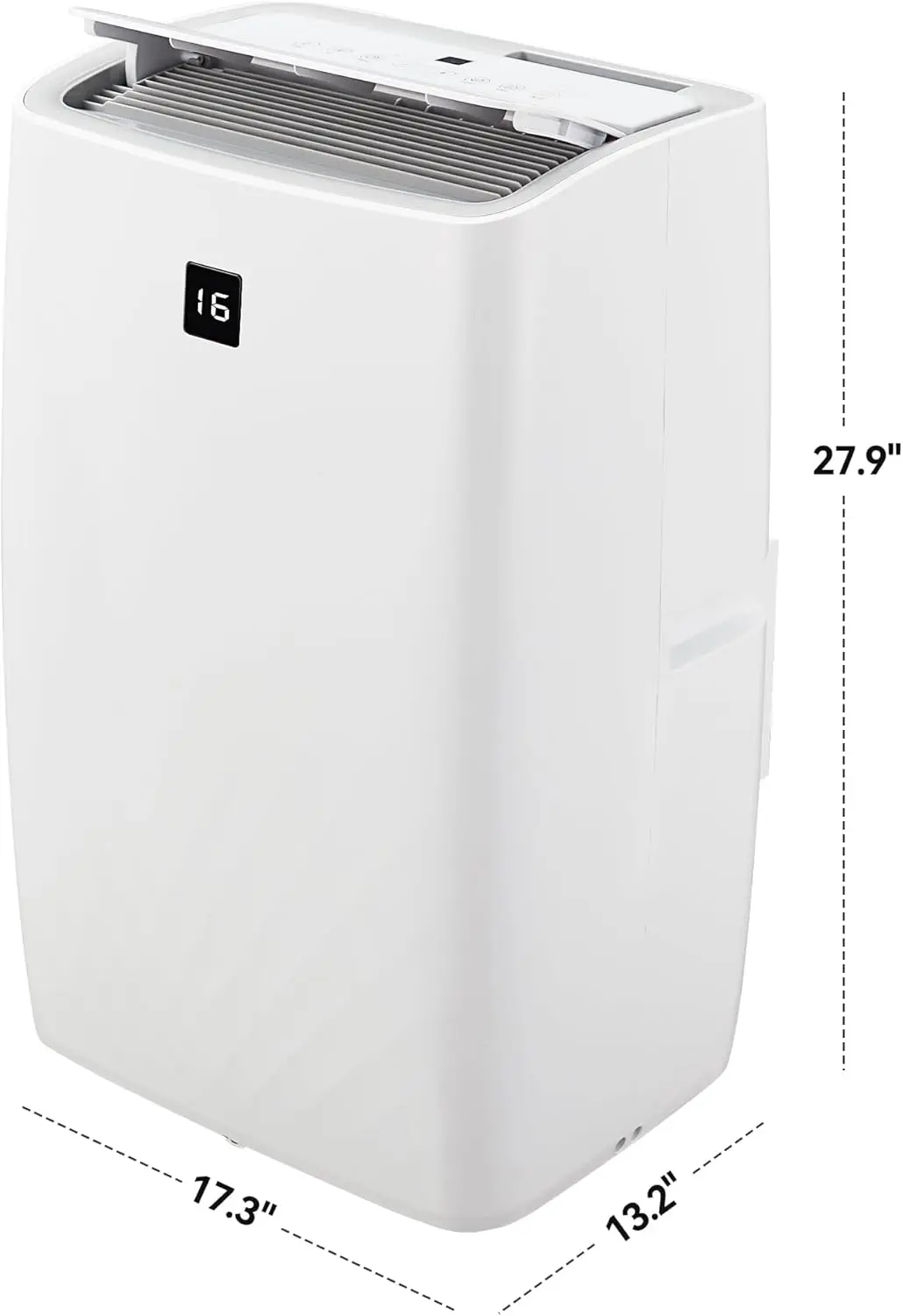 Condizionatore d'aria portatile 12000 BTU, ventola deumidificatore più fresca con telecomando, Kit finestra, Timer 24H, 550 mq. Copertura Ft, bianco