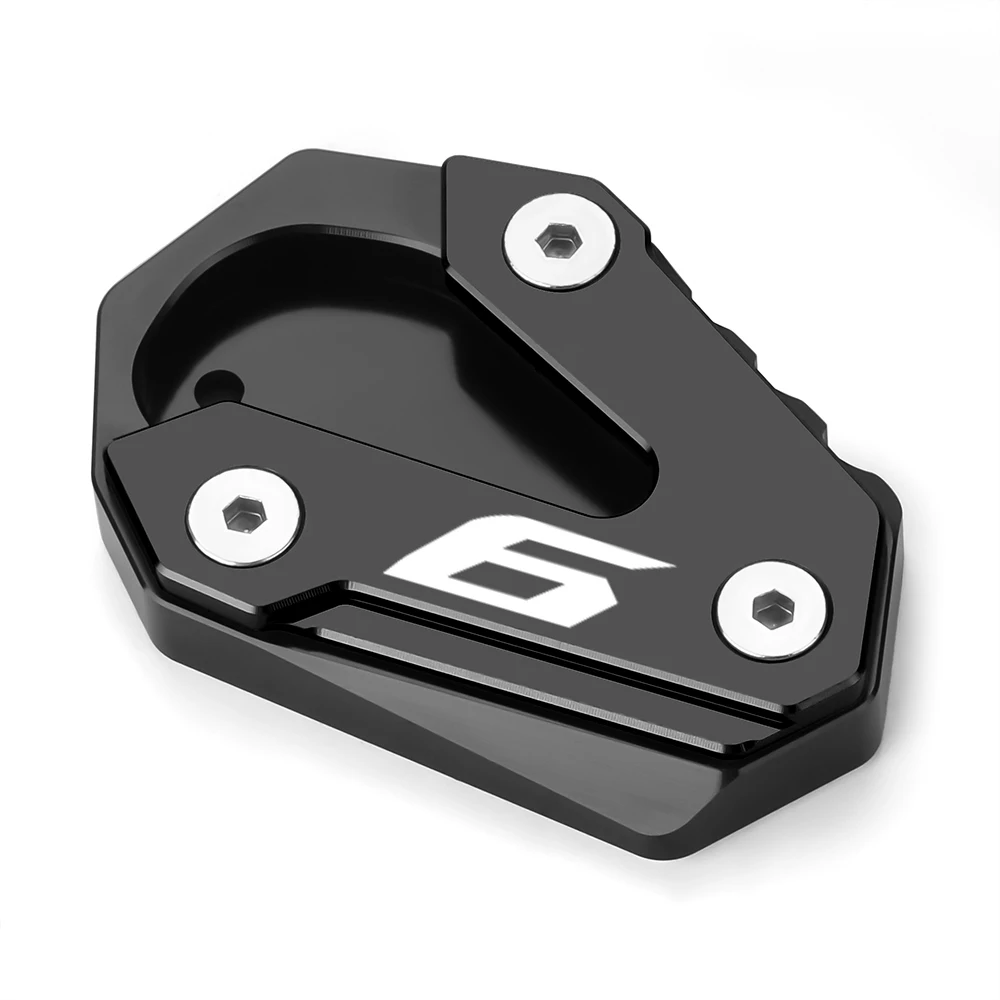 For YAMAHA YZF-R6 YZFR6 YZF R6 2012 -2023 2024 Motorcycle CNC Aluminum Kickstand Side Stand Extension Enlarge Stand Plate Pad