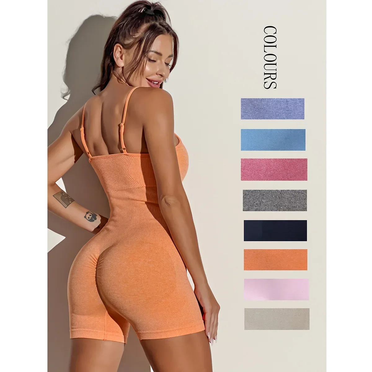 

Jumpsuits Yoga Sexy Sports Jumpsuit Women Gym Fitness Playsuit Training Rompers Female Workout Bodysuits Lady Backless Overalls