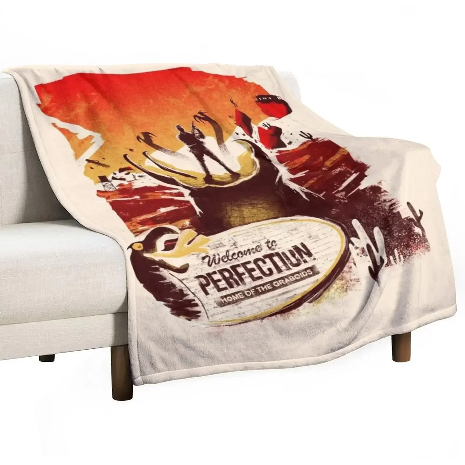 Graboids Throw Blanket Giant Sofa For Sofa Thin Sofa Blankets