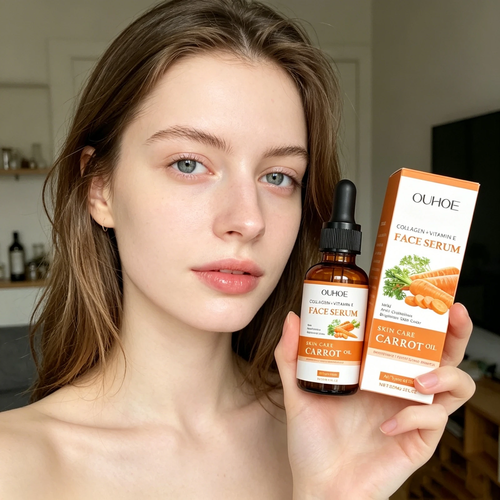 Anti-Oxidation Brightening Face Serum Moisturize Whitening Reduce Dark Spots Improve Skin Texture Anti-Aging Repair Facial Serum