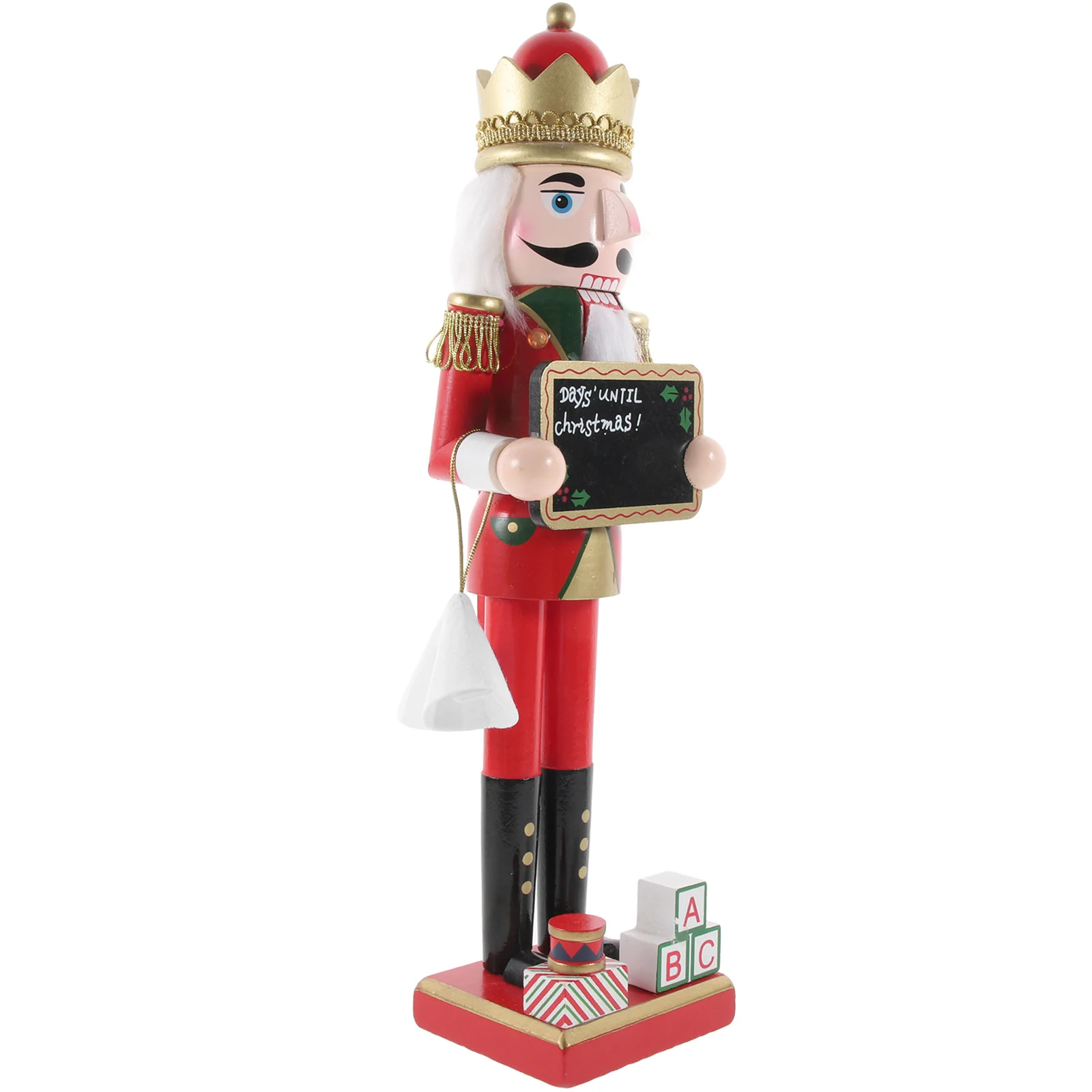 

Christmas Nutcracker Ornament Nutcrackers Soldier Puppet Sto Traditional Xmas Desktop Wood Wooden