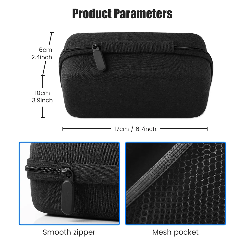 For Asthma Inhaler Nasal Cleaner Nebulizer Accessories Storage Bag Hard Protective Case Scratch-resistant Anti-fall Protector