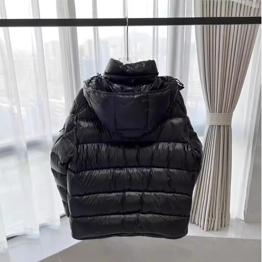 2024 cross-border foreign trade down jackets for men and women with the same removable hat are popular in winter