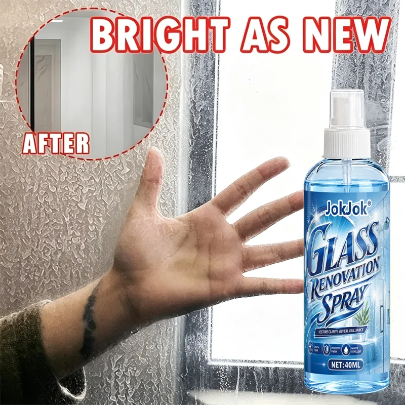 Bathroom Glass Cleaner Hard Water Spot Remover For Shower Door, Ceramic Tiles, Stainless Steel Powerful