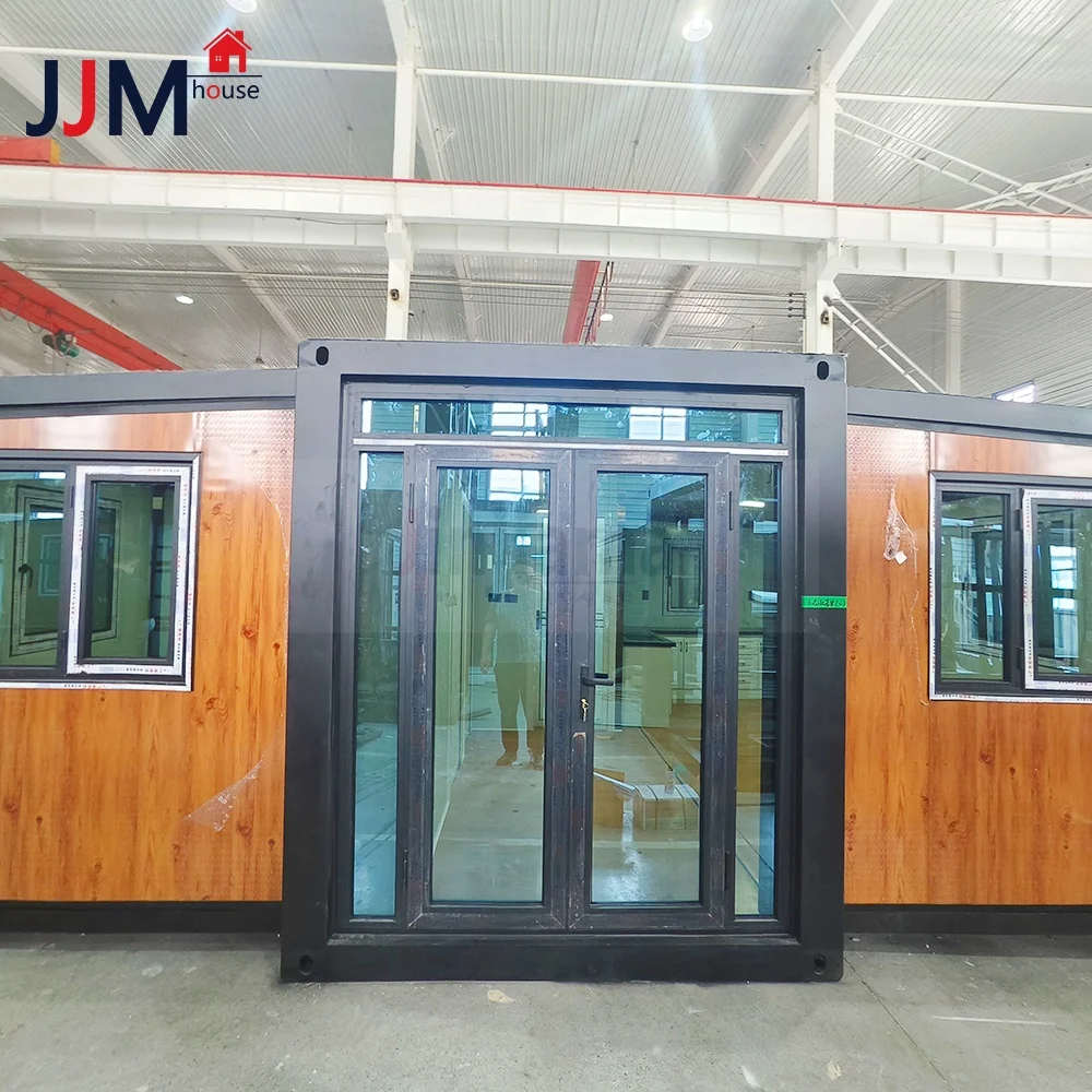 Customized Best Steel Structure 20 Ft 40 Ft Luxury 3 Bedrooms Expandable Prefab House Collapsible Expanding Container Home For L