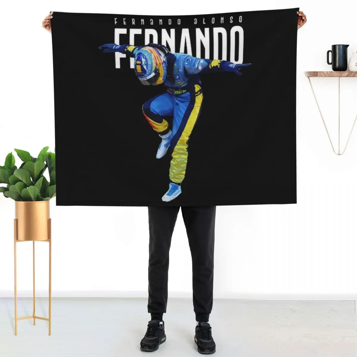 Fernando driver Alonso dance Throw Blanket warm for winter Beach for winter for babies Luxury St halloween Blankets