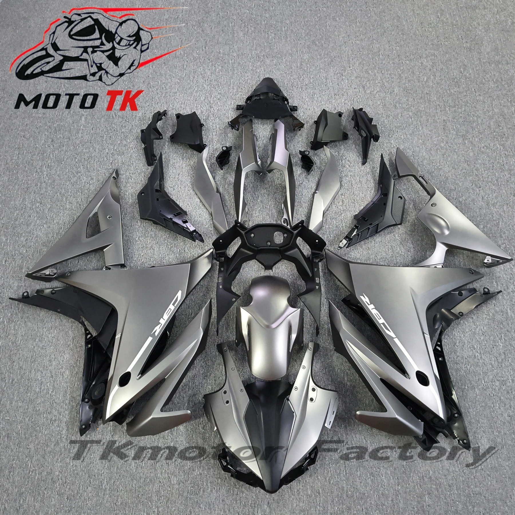 

For Honda CBR 500R 2016 2017 2018 Fairings Kit CBR500R 16 17 18 Aftermarket Motorcycle Fairing Set Nardo Gray White Black Red