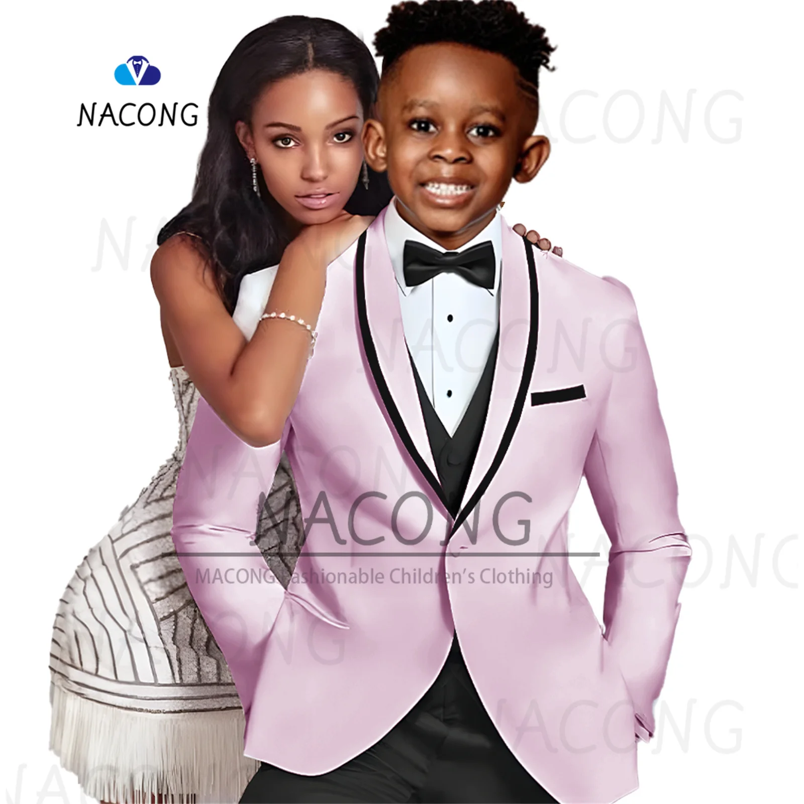 Boys Suits Slim Fit Wedding Celebration 2-16 Years Old tuxedo 2-Piece Suit