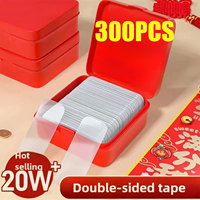 Double Sided Adhesive Tape Nano Reusable Super Strong Transparent Wall Stickers WaterProof Home Improvement 300pcs