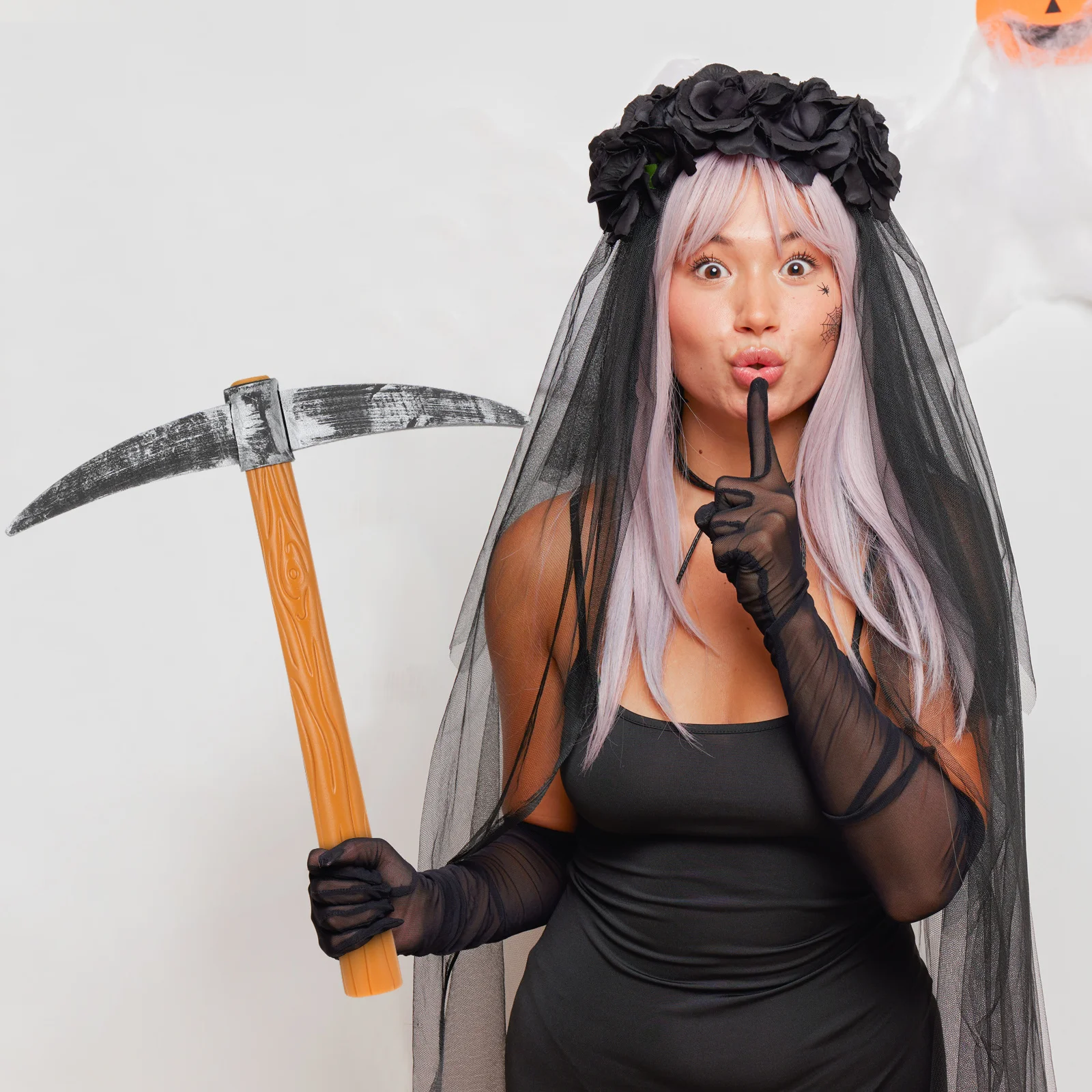 3 قطع من دعامة الصور المزيفة بتصميم فريد من نوعه لمرحلة الحفلات وكشك التصوير الفوتوغرافي لتزيين أعياد الميلاد #6